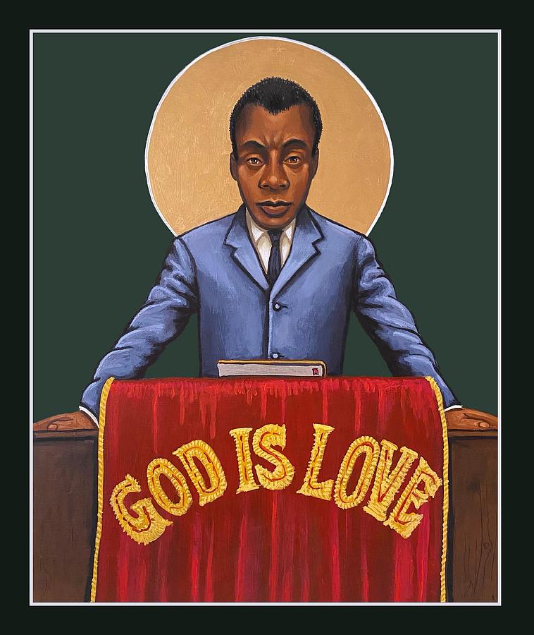 James Baldwin  Painting by Kelly Latimore