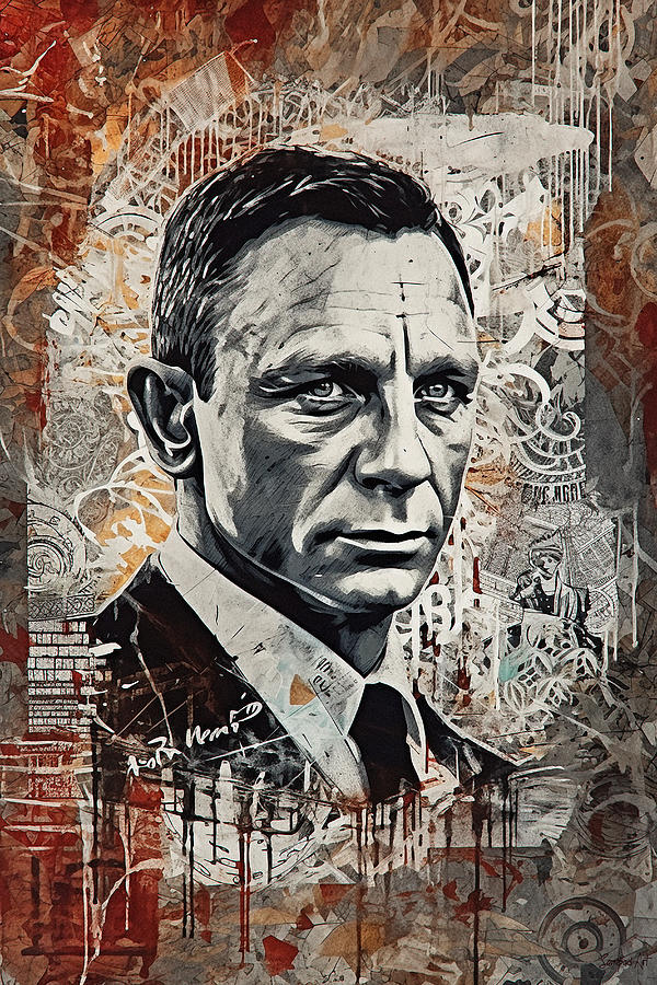 James Bond - Daniel Craig - Print Digital Art by SampadArt Gallery ...