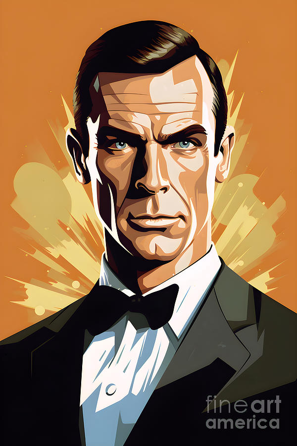 James Bond Fan Art Digital Art By AImages Art - Pixels