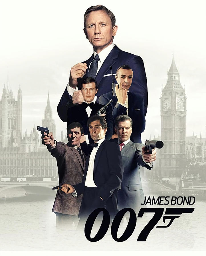 James Bonds Cool Poster aesthetic Painting by Joe Taylor | Pixels