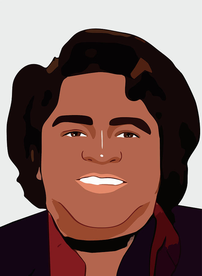 James Brown Digital Art - James Brown Cartoon Portrait 2 by Ahmad Nusyirwan