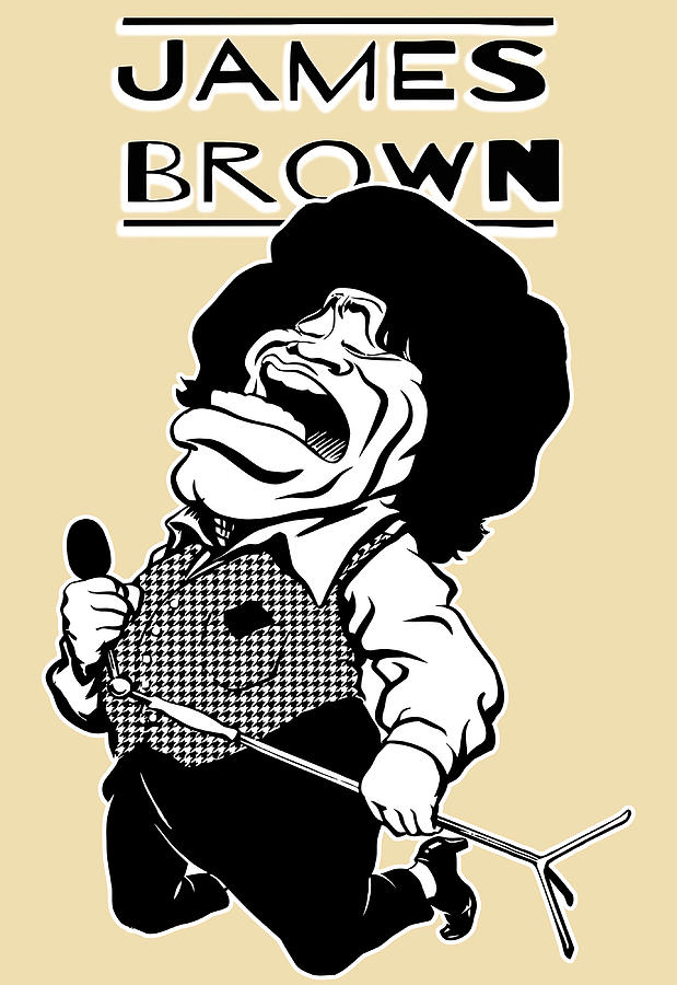 James Brown Poster Painting by Saunders Jacob | Fine Art America