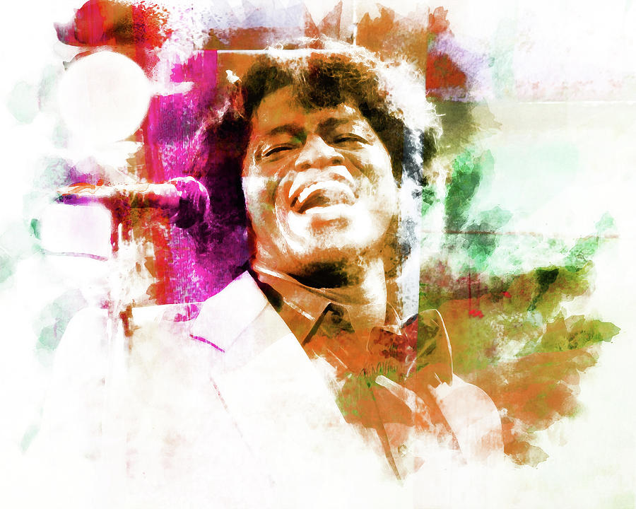 James Brown Soul Brother Number 1 Mixed Media by Brian Reaves