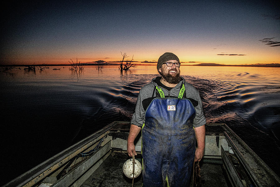 James Casement fisherman. Photograph by Leigh Henningham
