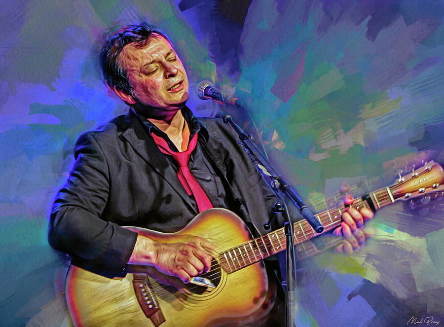 James Dean Bradfield Manics Mixed Media By Mal Bray - Fine Art America