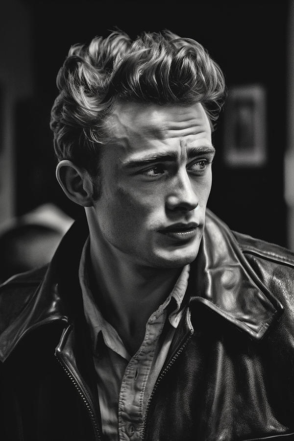 James Dean BW Photograph by Carlos V - Fine Art America