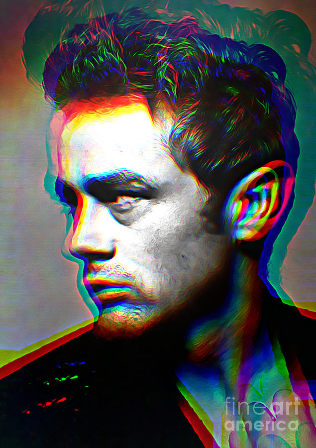 James Dean Pop Art Digital Art by Veronica Crockford