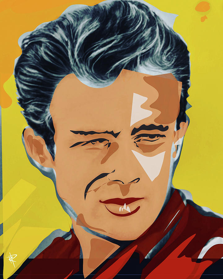 James Dean Mixed Media by Russell Pierce | Fine Art America