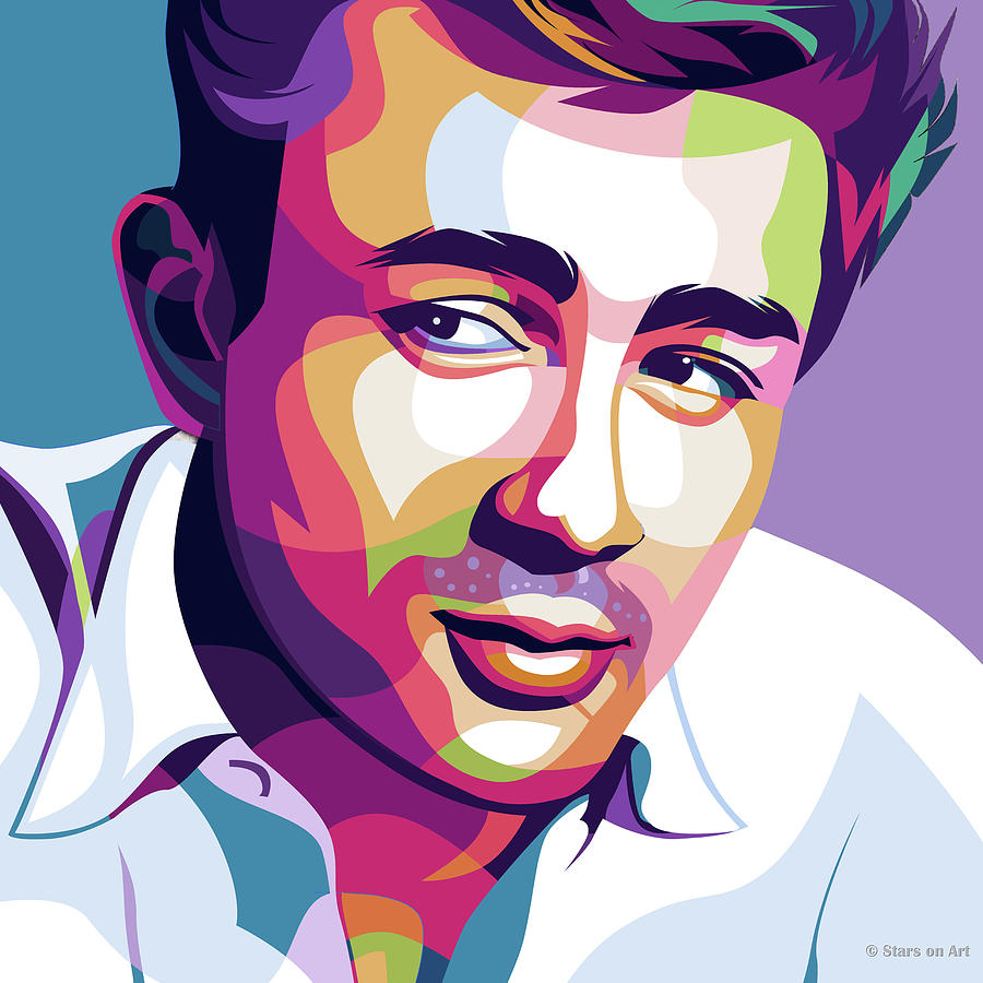 James Dean Mixed Media - James Dean by Movie World Posters
