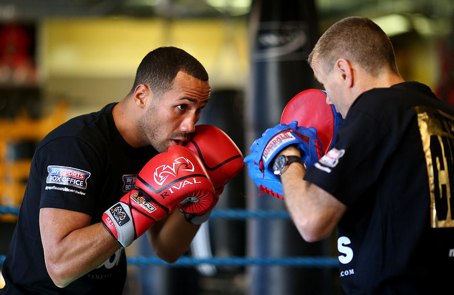 James DeGale Media Workout Photograph by Charlie Crowhurst