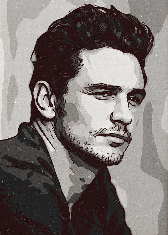 James Franco Artwork Painting by Taoteching Art