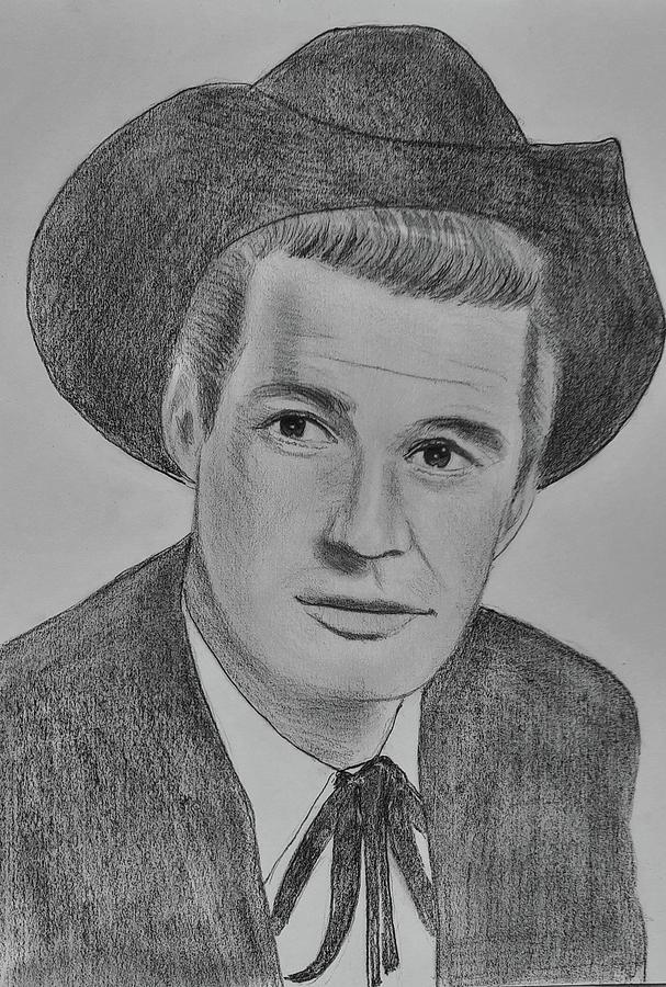 James Garner Drawing by Paul Blackmore - Fine Art America