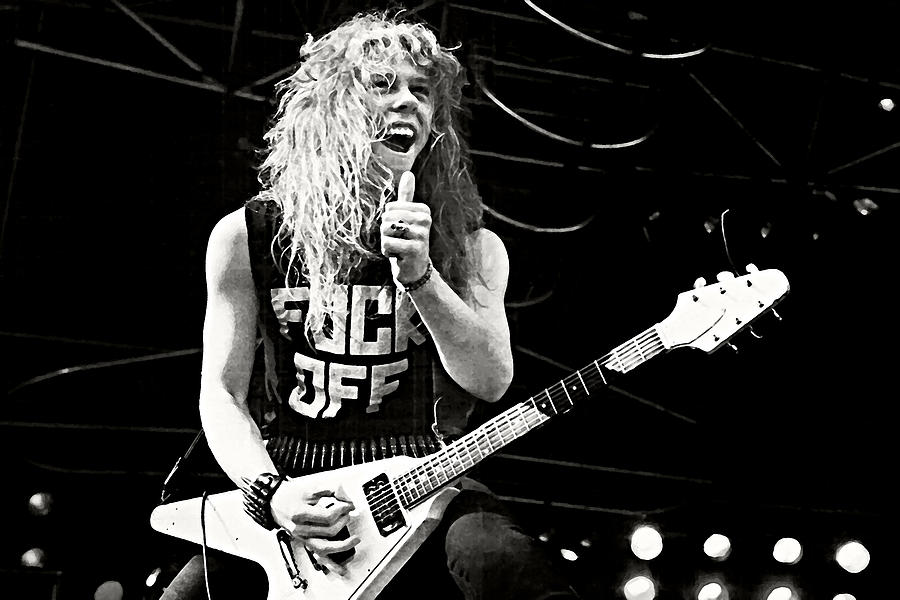 James Hetfield Metallica Poster Heavy Metal Thrash Metal Hard Rock ...