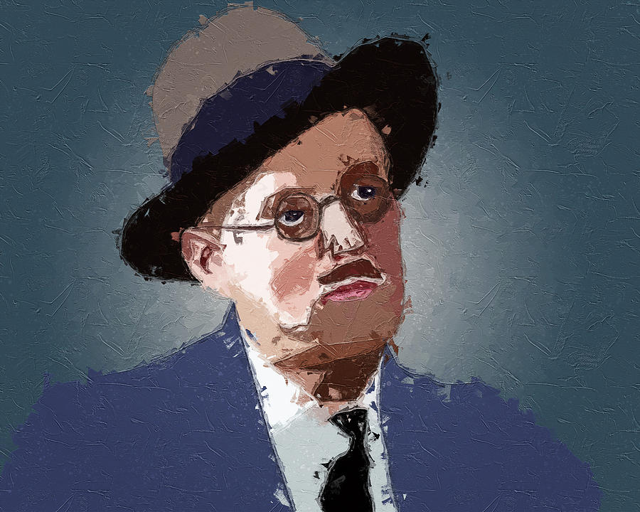 James Joyce Portrait Painting Painting by Dan Sproul