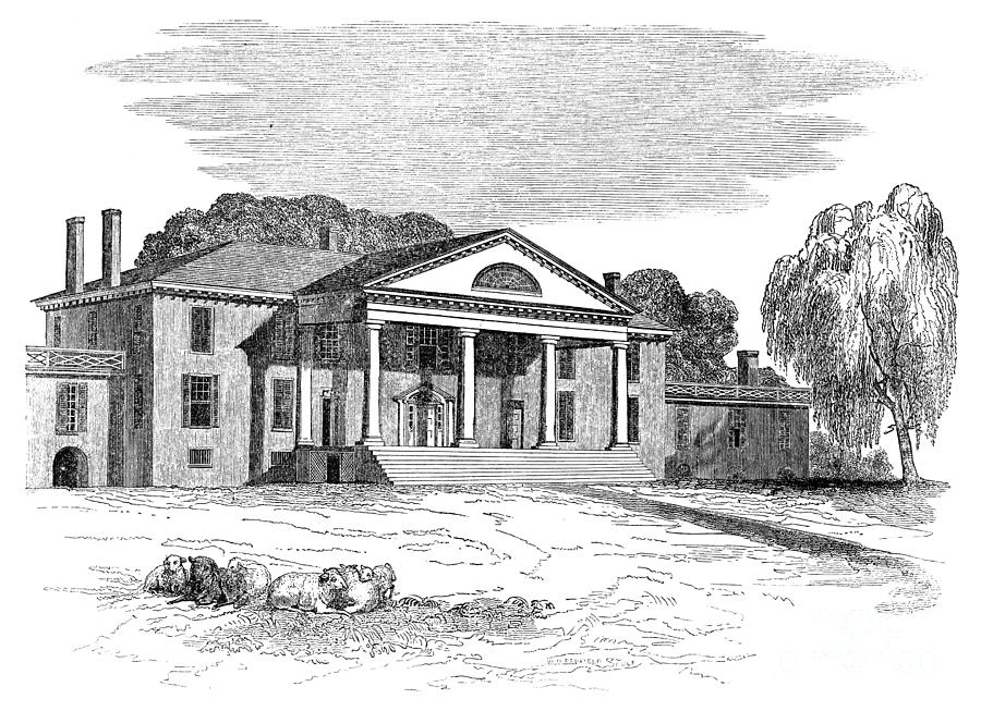 James Madison Montpelier Drawing by Granger