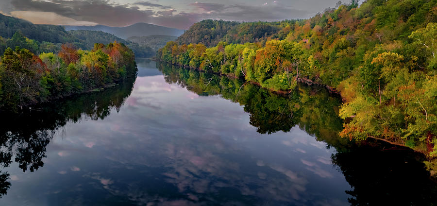 James River In Autumn Photograph