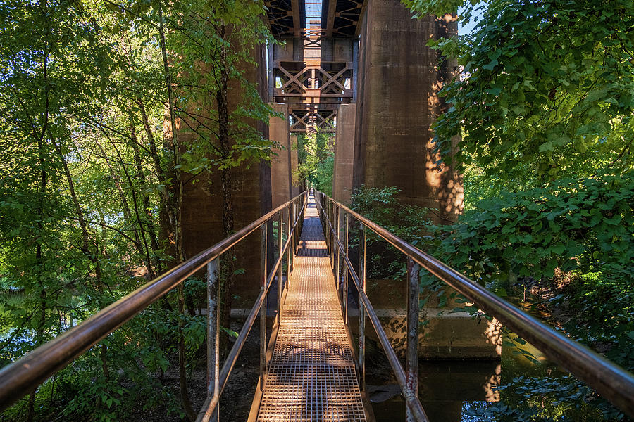 Richmond Photograph - James River Pipeline by Doug Ash