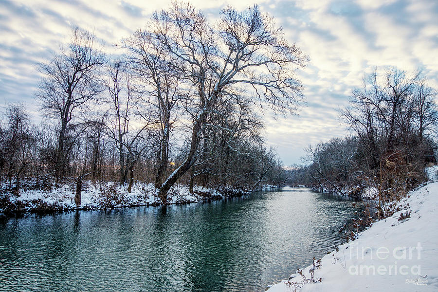 James River Winter Photograph by Jennifer White