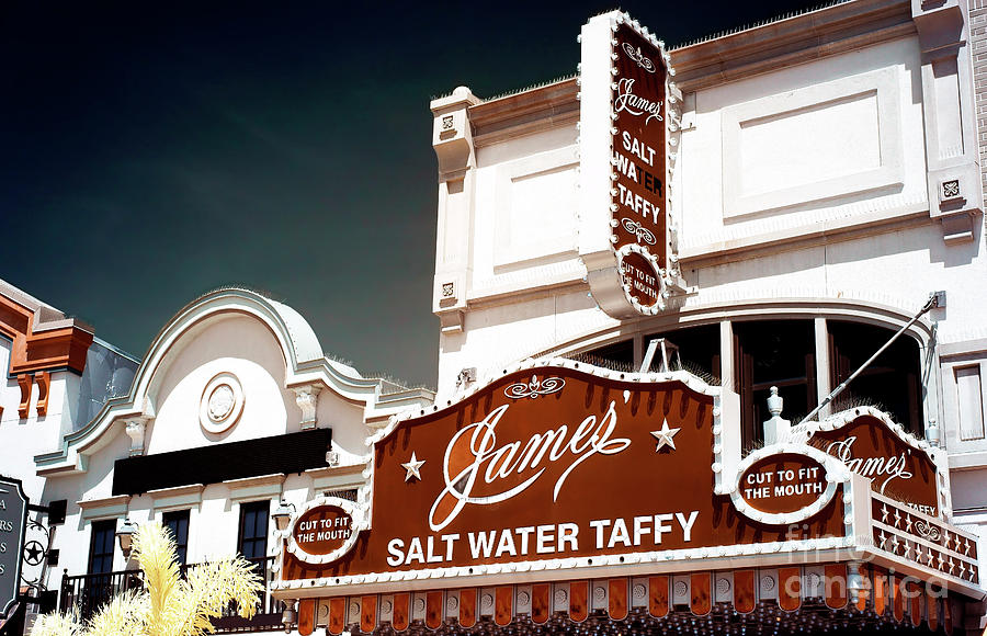 James Salt Water Taffy Infrared in Atlantic City Photograph by John Rizzuto