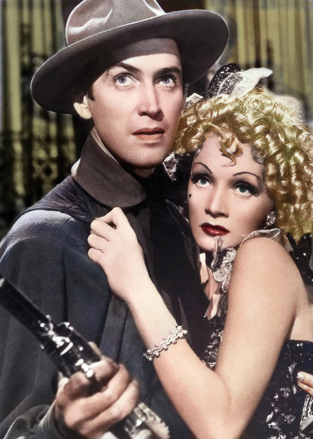 James Stewart Photograph - James Stewart and Marlene Dietrich - 1939 by Movie World Posters