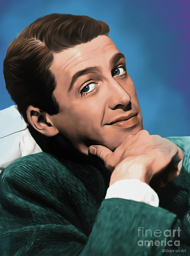 James Stewart illustration -b1 Painting by Movie World Posters