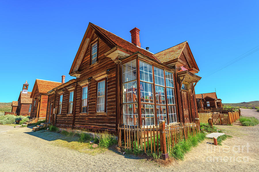 James Stuart Cain home in Bodie Photograph by Benny Marty