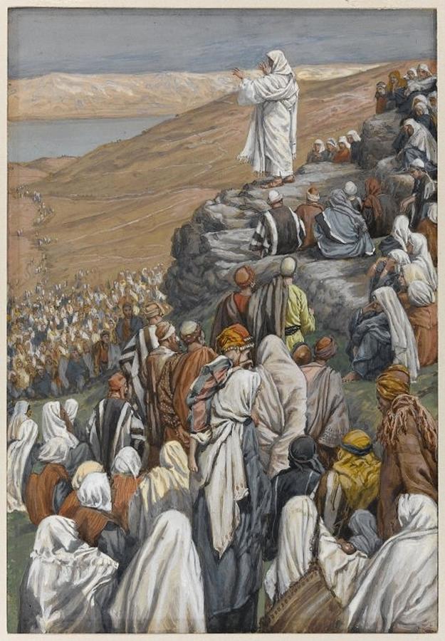 James Tissot - The Sermon of the Beatitudes Painting by Les Classics ...