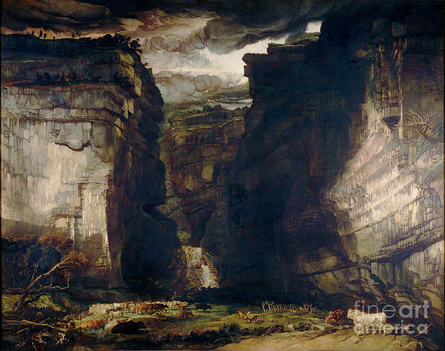 James Ward - Gordale Scar Painting by James Ward - Fine Art America