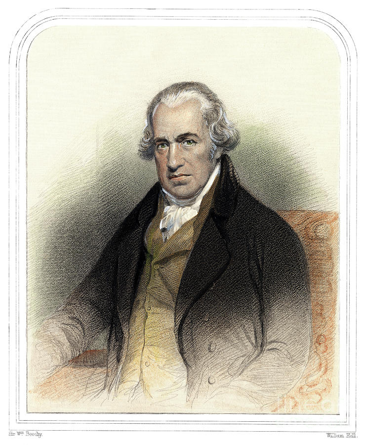 James Watt Photograph by Granger