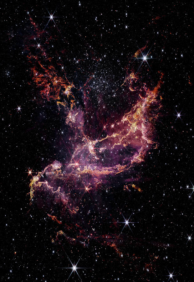 James Webb Space Telescope - Ngc 346 - Nircam - Uncropped Photograph