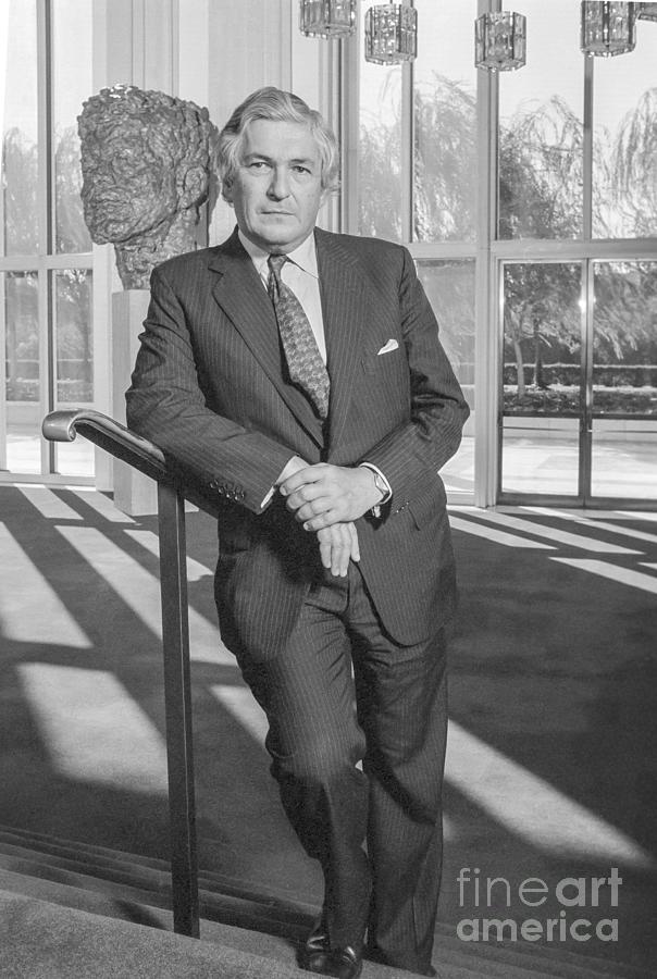 James Wolfensohn Photograph by Michael Geissinger