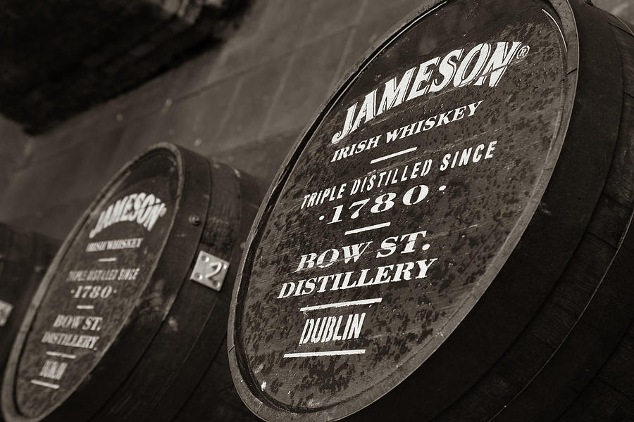 Jameson Whiskey Barrel Tops Photograph by Georgia Fowler