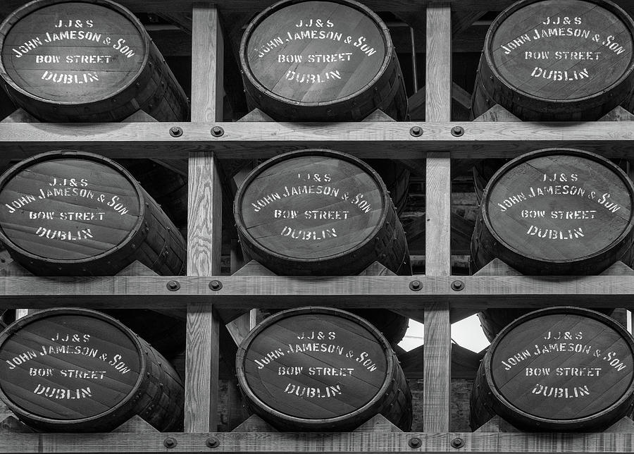 Jameson Whiskey Barrel Wall Photograph by Georgia Fowler