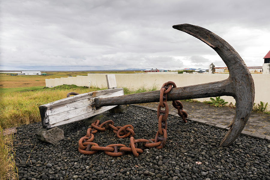 Jamestown anchor in Hafnir Photograph by RicardMN Photography