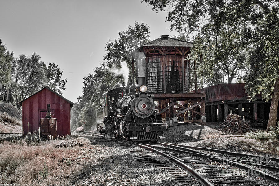 Jamestown Locomotive Photograph
