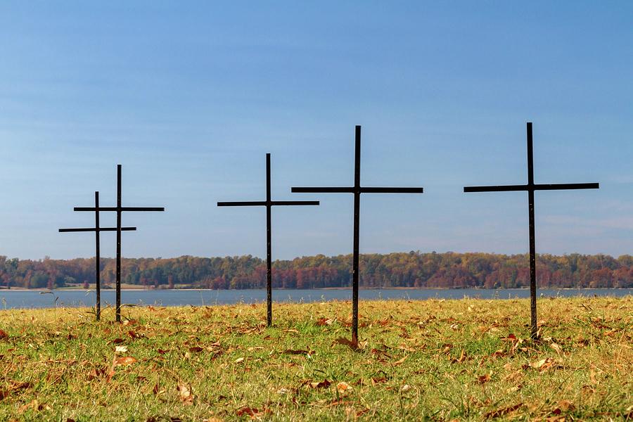 Jamestowne Crosses Photograph by Liza Eckardt
