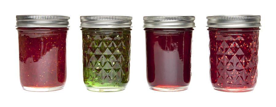 Jams and Jellies Photograph by Duckycards