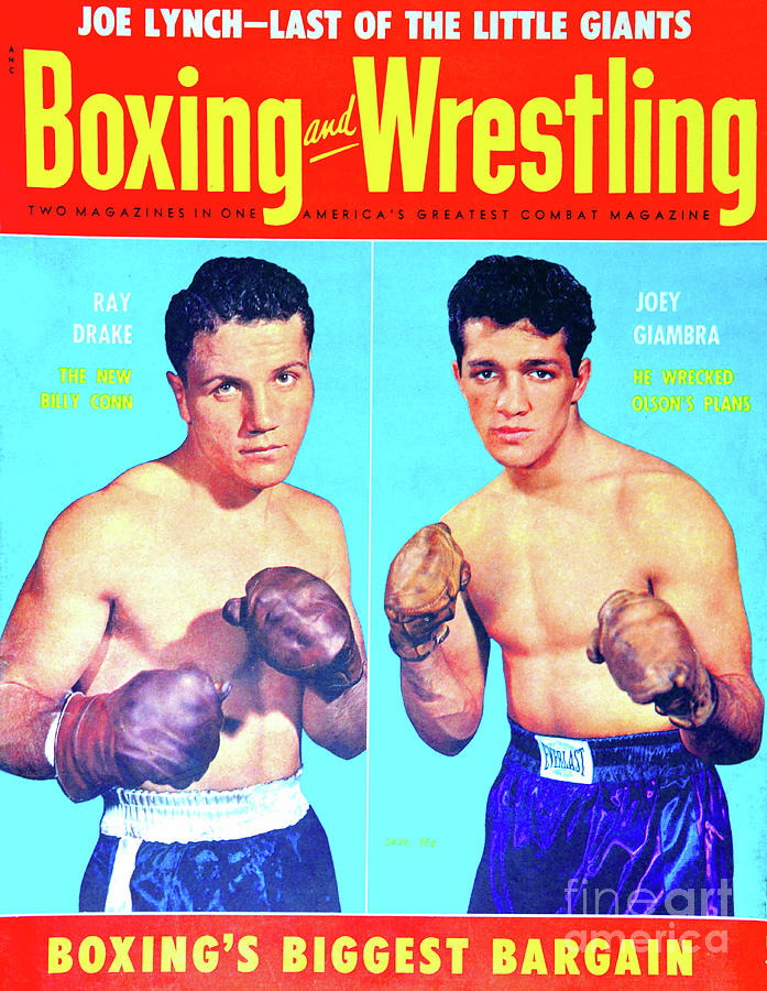 Jan 1956 Boxing and Wrestling magazine Photograph by David Lee Thompson
