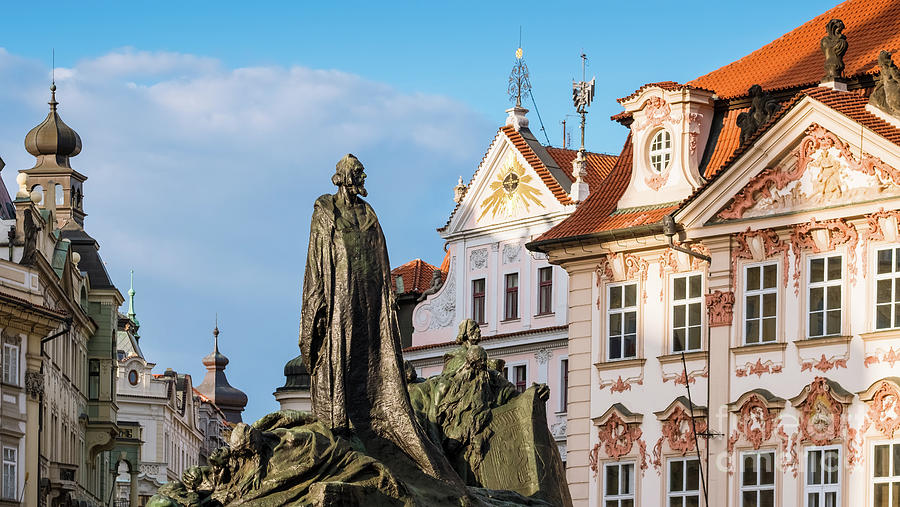 Jan Hus Memorial, Old Town, Prague Photograph by Philip Preston