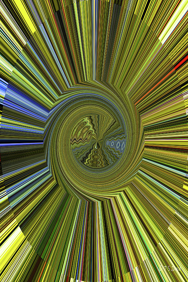 Janca Ray Abstract #9690#ps3a Digital Art by Tom Janca
