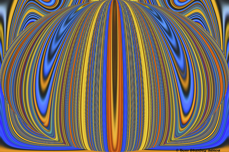 Abstract Digital Art - JancArt Colors Abstract 0022pst by Tom Janca
