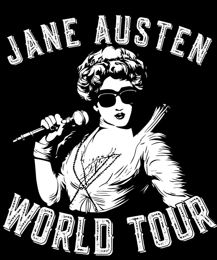 Jane Austen World Tour Digital Art by Flippin Sweet Gear