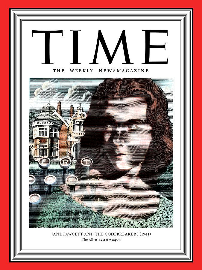 Time Photograph - Jane Fawcett and the Code Breakers, 1941 by Illustration by Mark Summers for TIME