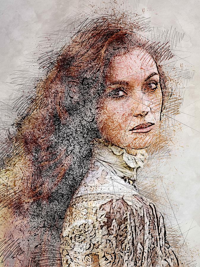 Jane Seymour Digital Art by Streich Roslyn | Fine Art America