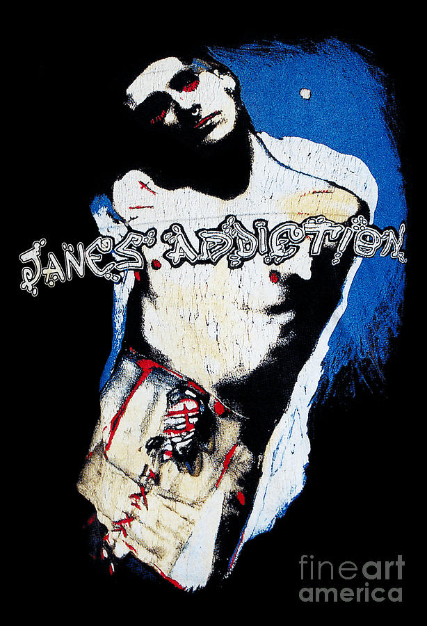 Metallica Digital Art - Janes Addiction Music Perry by Mary Berggren