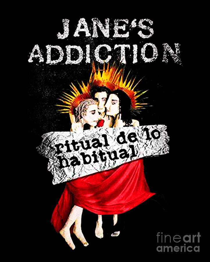 Janes Addiction Ritual De Lo Habitual Ep Digital Art By Alex Puertas