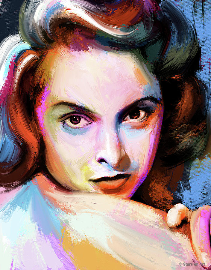 Janet Leigh painting Painting by Movie World Posters