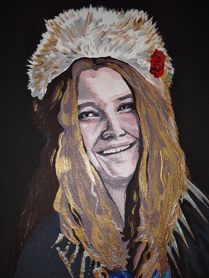 Janice Joplin Digital Art by Kelly Toro - Fine Art America