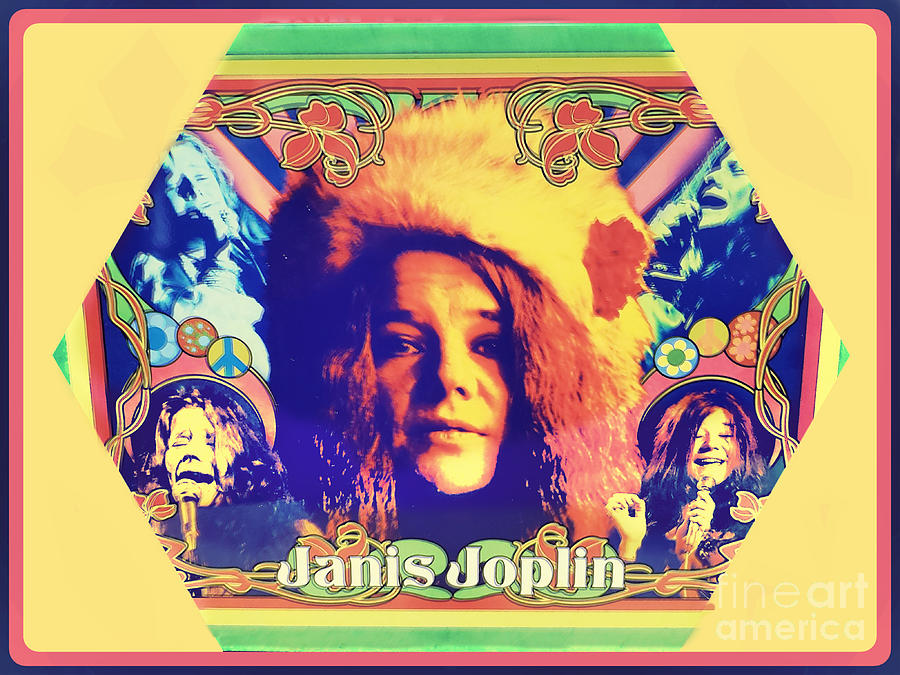 Janis Joplin Poster Art Photograph