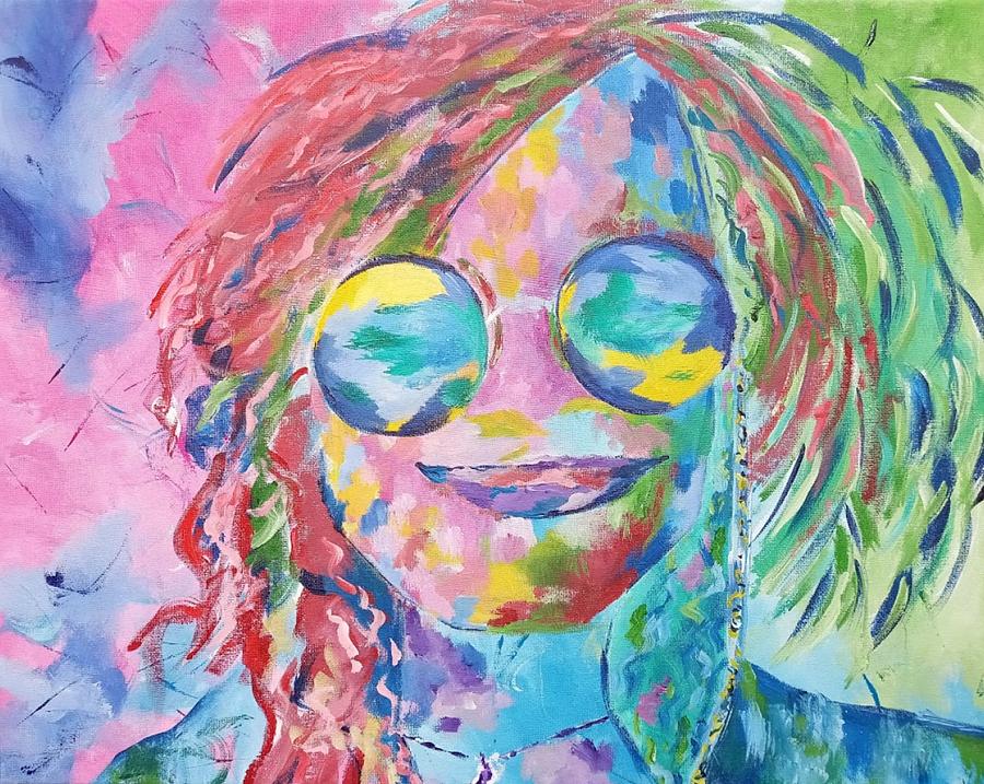 Janis Joplin Painting by Pavla Hoskova Fine Art America